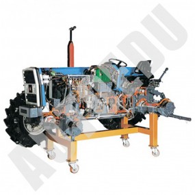 Išpjaustytas  ratinis traktorius su dyzeliniu vidaus degimo varikliu massey-ferguson”/”landini” AE38300E AutoEDU